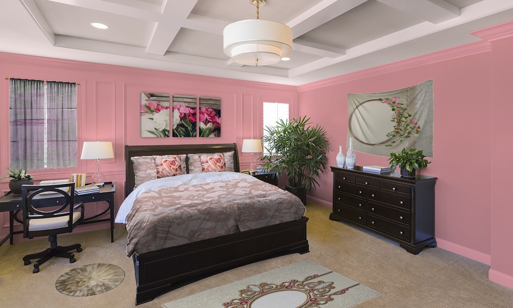 Floral Shabby Chic Bedroom Decor