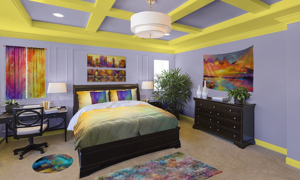 Colorful Creative Bedroom Decor