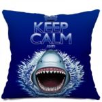Keep Calm Shark Pillow