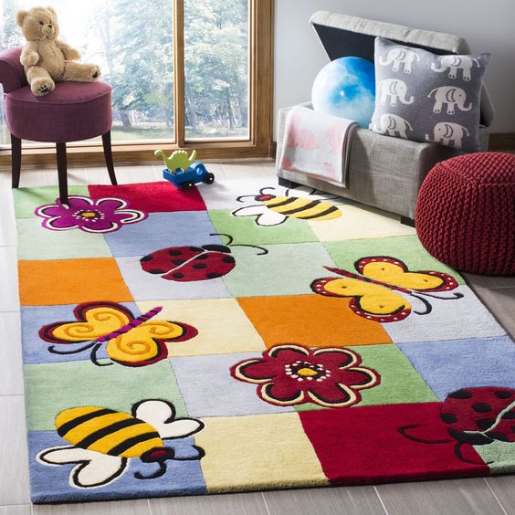 Bug Rug Bedroom