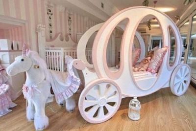 Unicorn Carriage Themed Bedroom