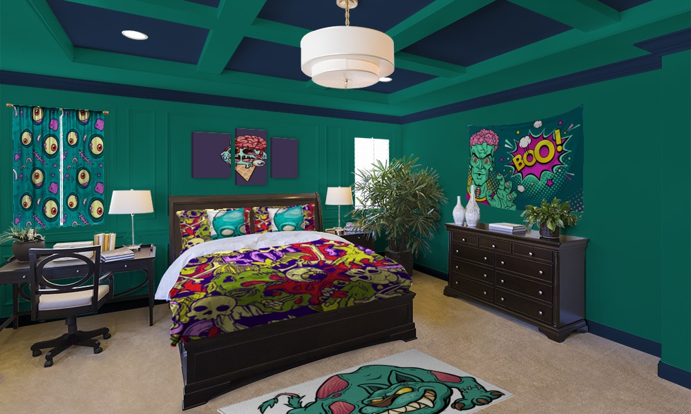 Cool Zombie Bedroom Look