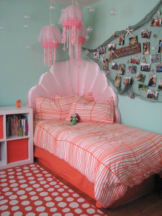 Coral Mermaid Bedroom