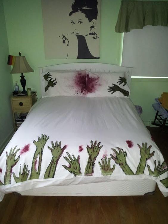 Zombie Hands Bedding Girls Bedroom