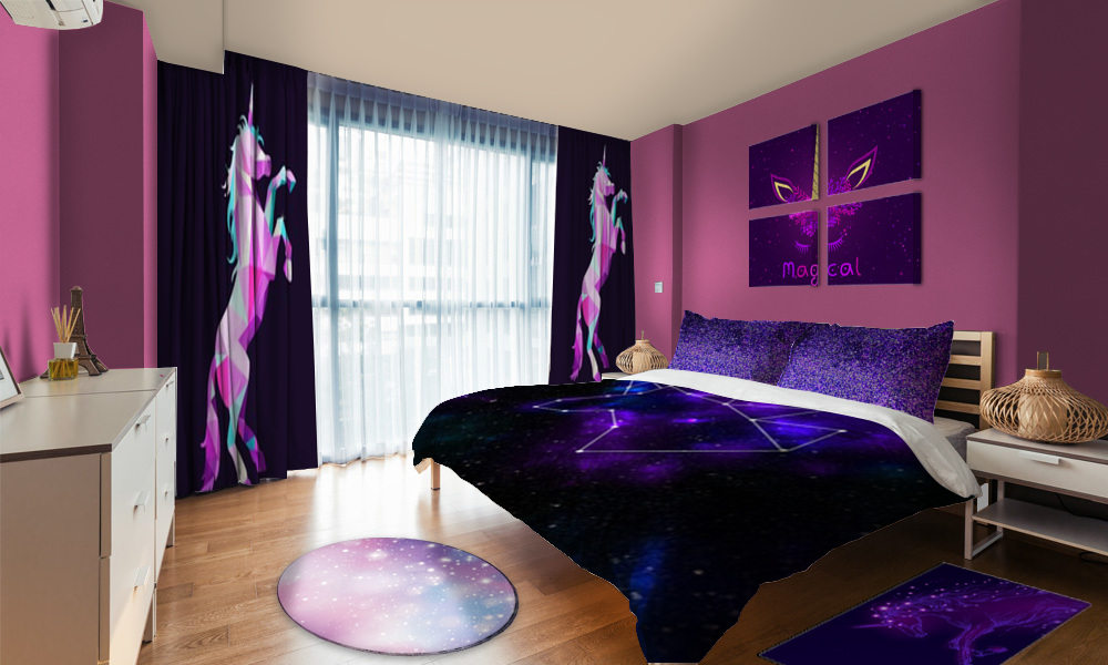 Glittery Unicorn Bedroom