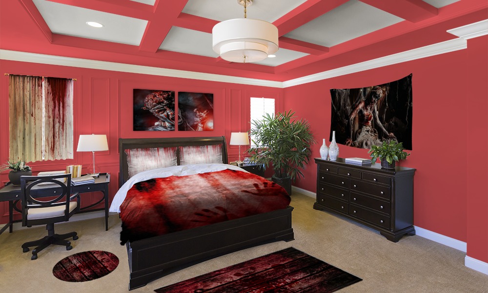 Gore Bedroom With Zombies