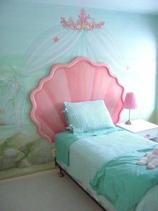 Shell Bed Mermaid Bedroom
