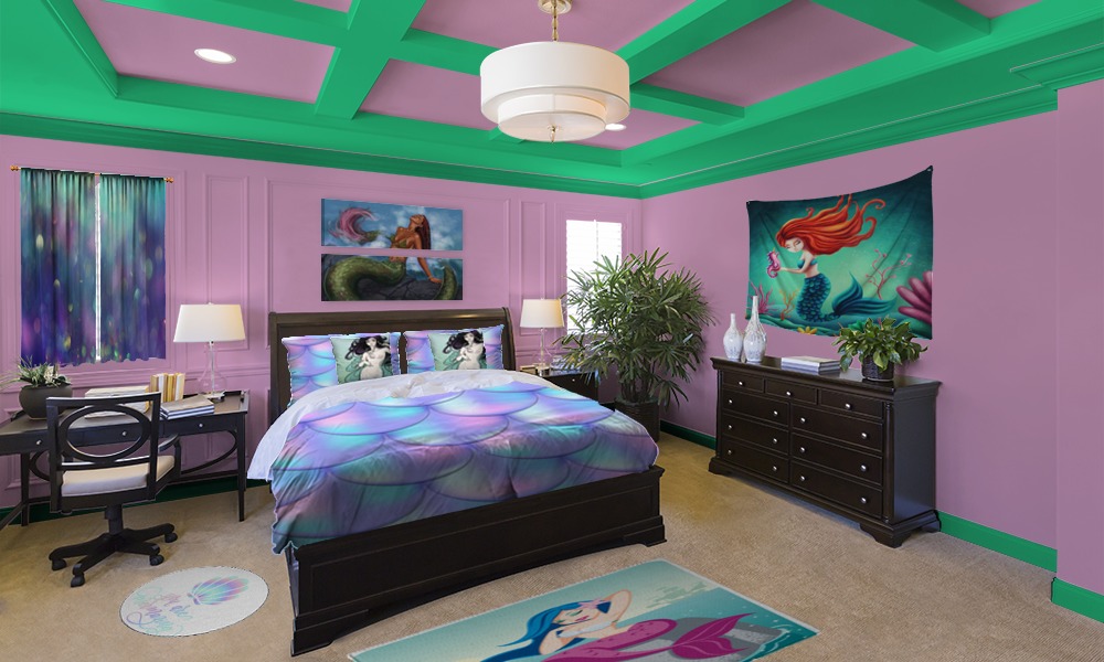 Stunning Mermaid Bedroom