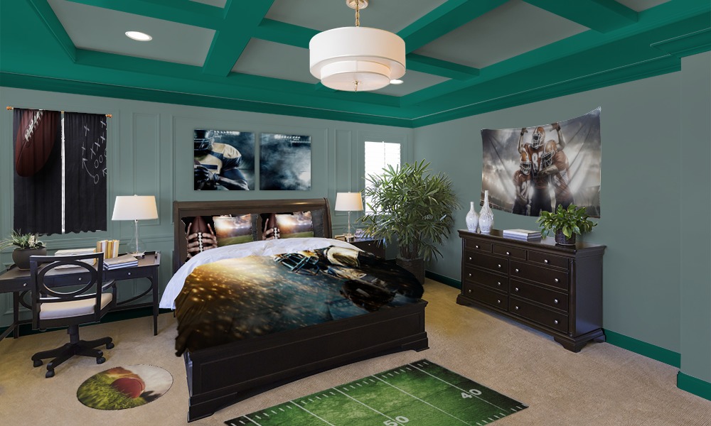 American Football Bedroom