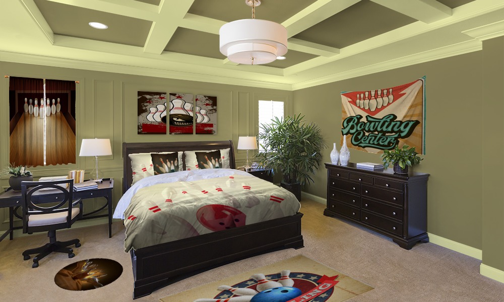 Bowling Themed Bedroom