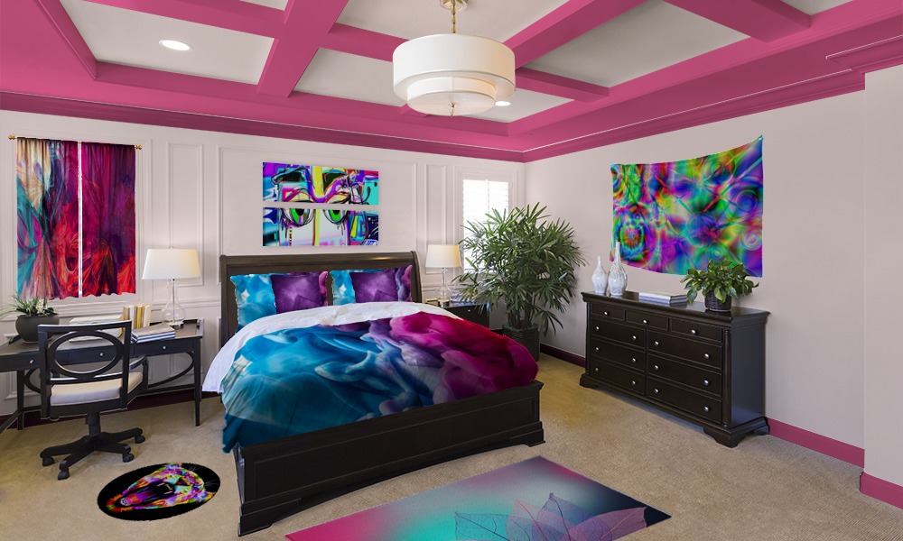 Bright Colorful Bedroom