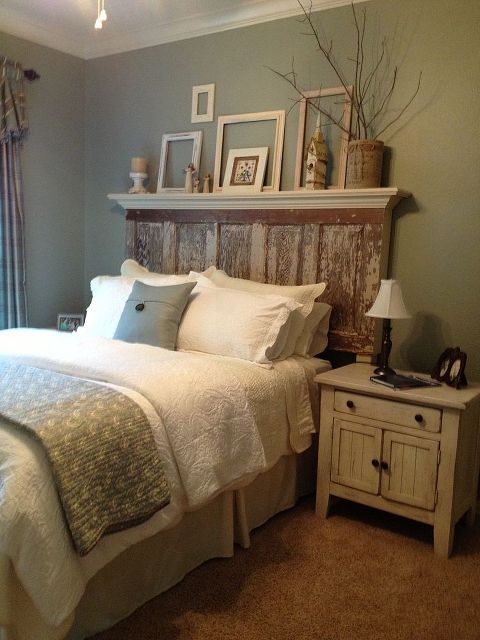 Shabby Chic Bedroom in Brown