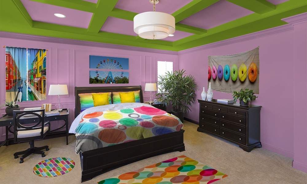 Colorful Circles Room
