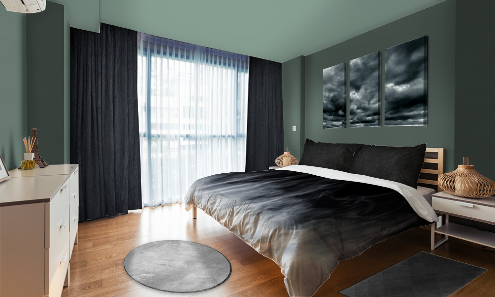 Dark Gray Bedroom