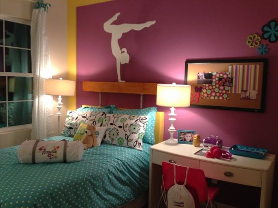 Gymnastics Bedroom For Girls