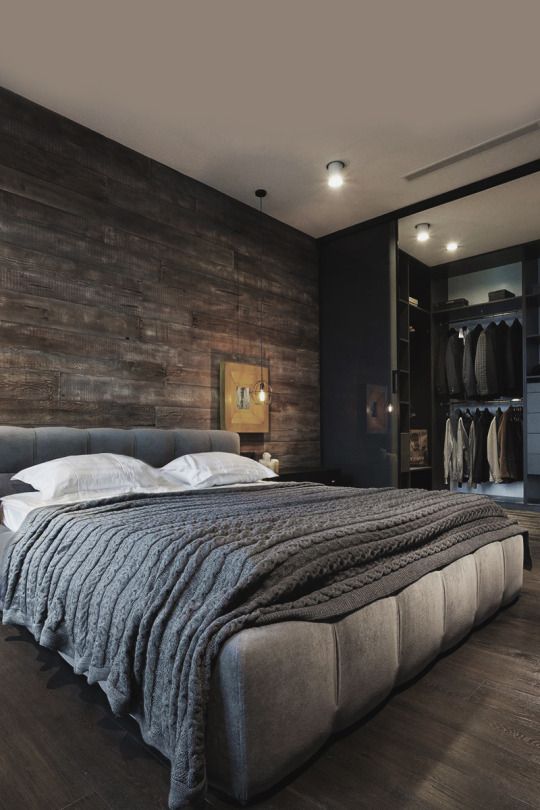Grey Bedroom For Men