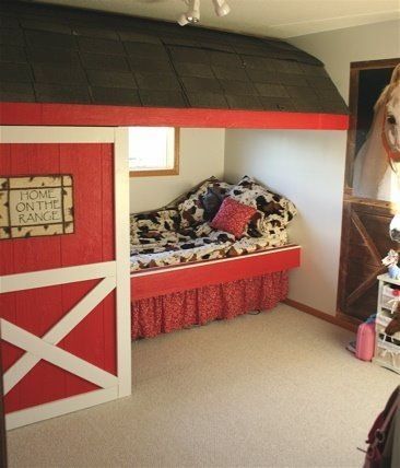 Kids Barn Bedroom