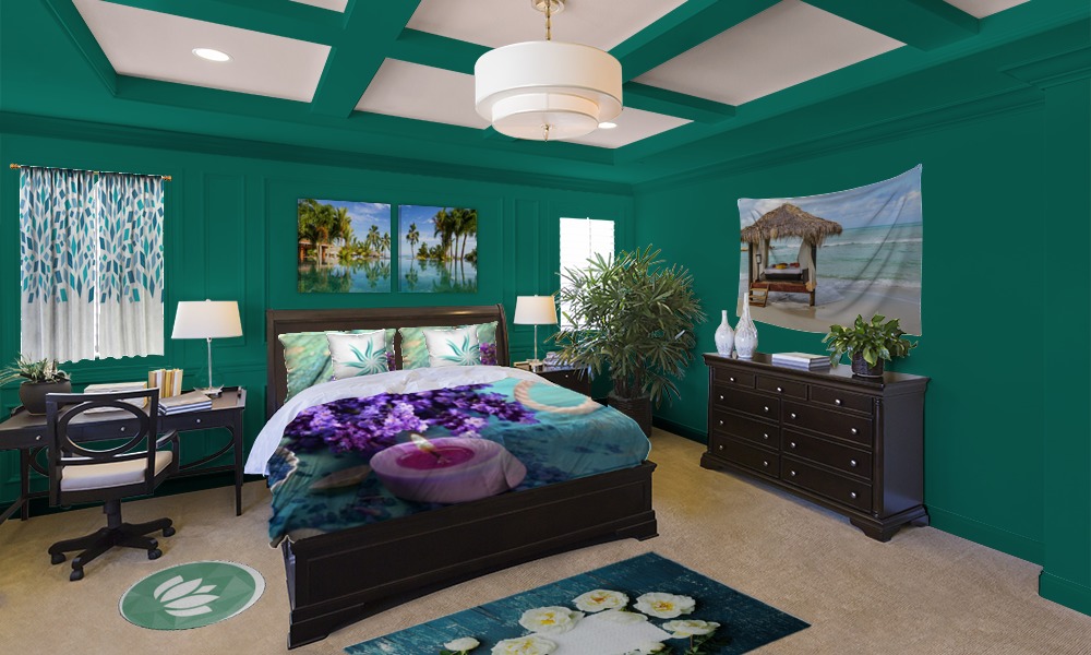 Serenity Teal Room