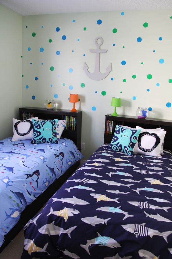 Shared Shark Bedroom Theme