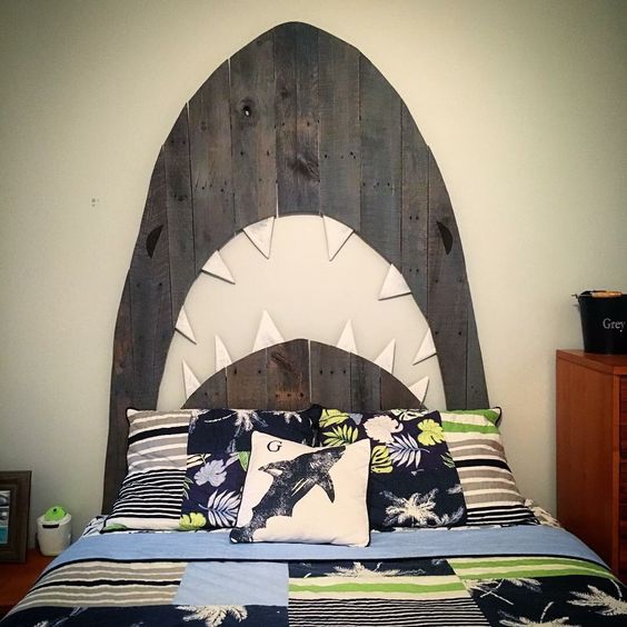 Creative Shark Headboard Shark Bedroom