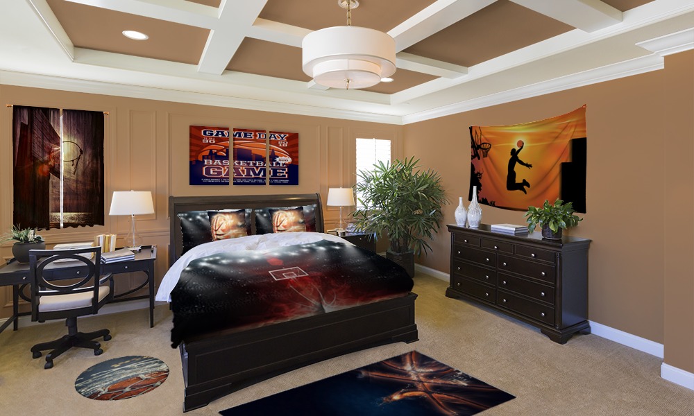 Boys Basketball Bedroom