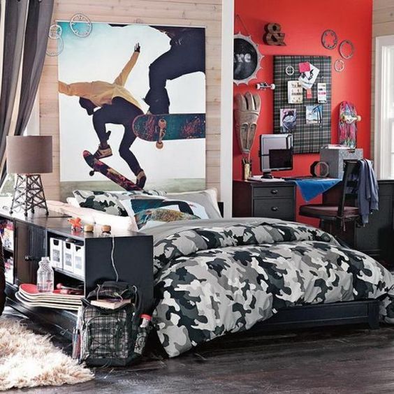 Skateboard Themed Bedroom