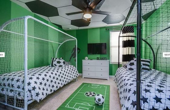 Soccer Twin Bedroom