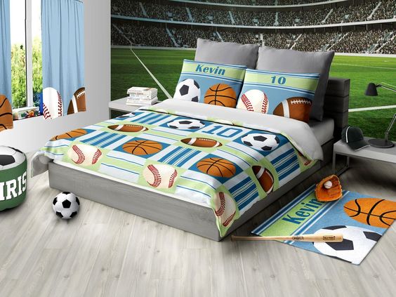 Sports Themed Bedroom