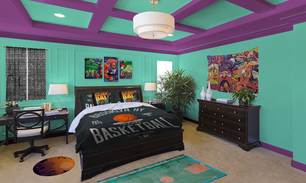 Street Basketball Bedroom