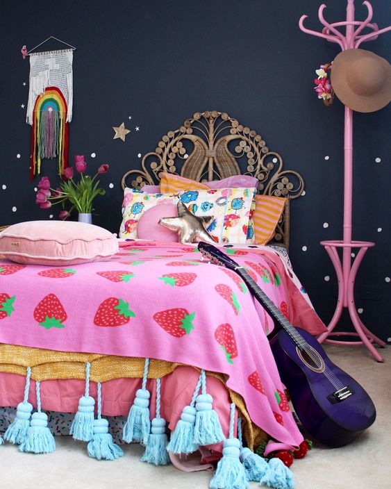 Colorful Bedroom For Teenager