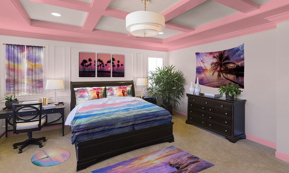Tropical Sunset Bedroom