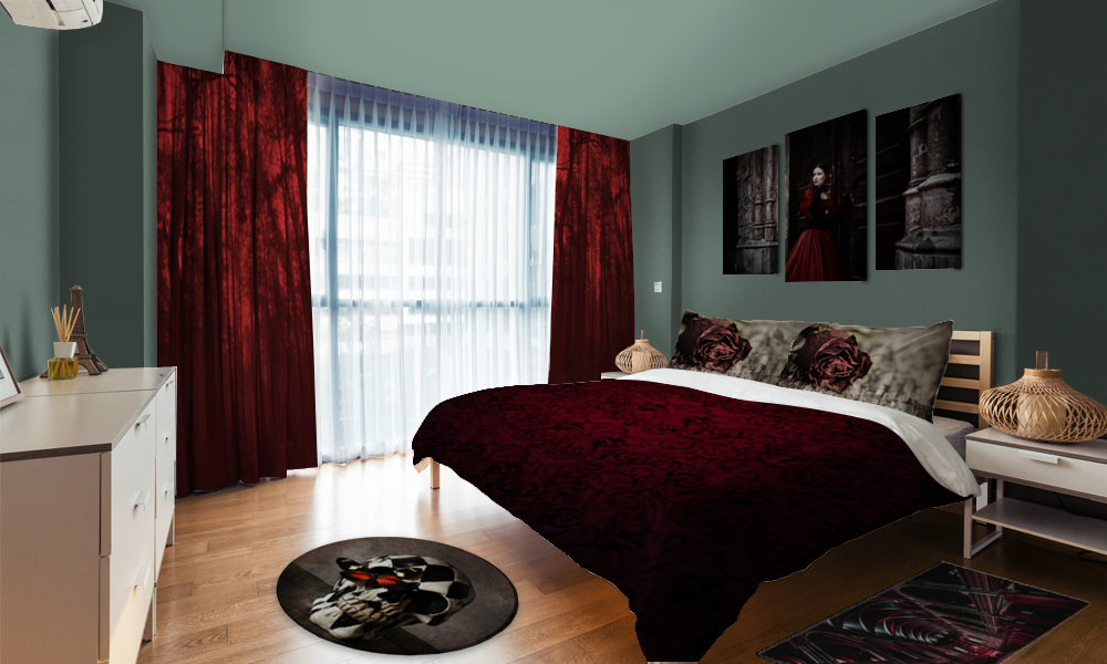 Premium Photo | Bedroom decor home interior design art nouveau vintage style