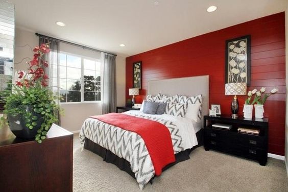 Red Accent Wall