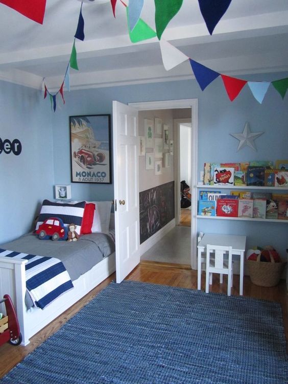Blue Boys Bedroom