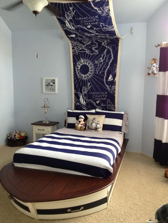 Nautical Themed Bedroom For Boys