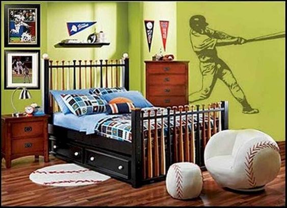 Cool Baseball Bedroom