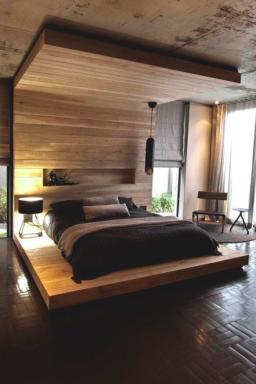 Cool Bed Idea For Men Bedroom