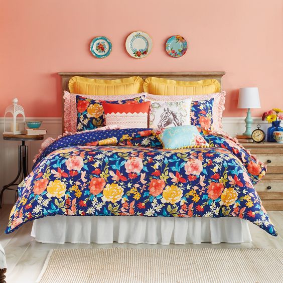 Country Floral Bedroom