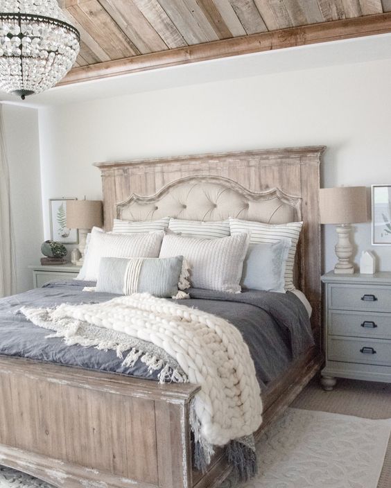 Gray Country Bedroom