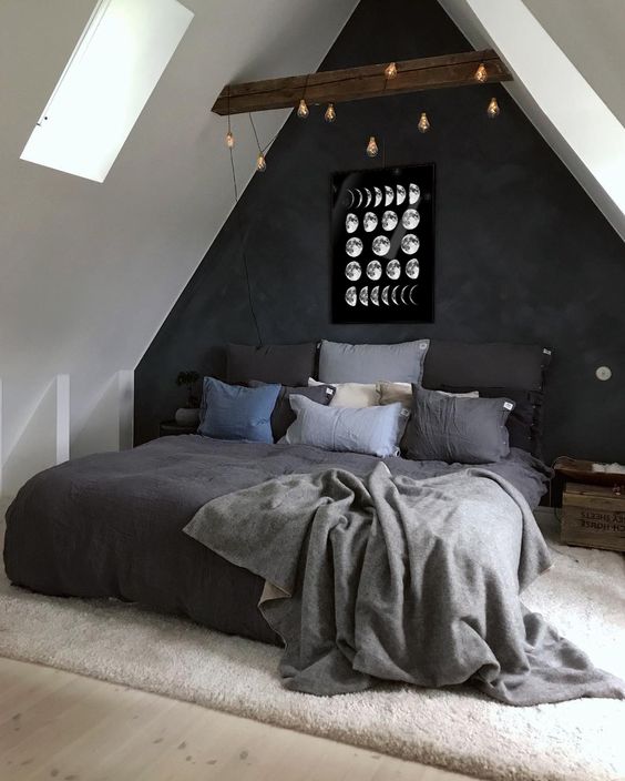 Gray Boho Bedroom