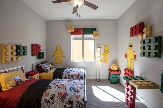 Lego Themed Bedroom