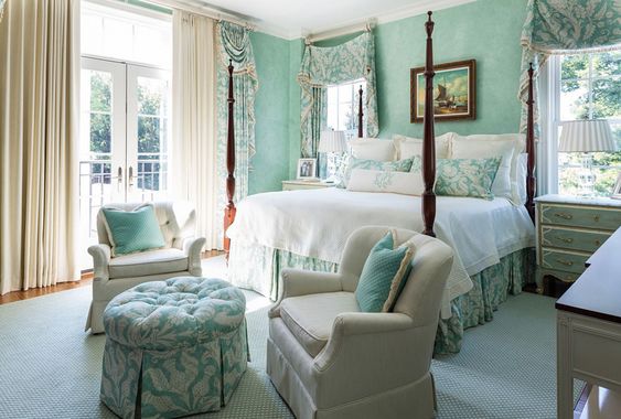 Mint Country Bedroom