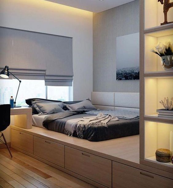 Platform Bed With Storage
