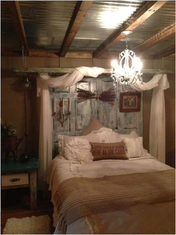 Romantic Country Bedroom Look