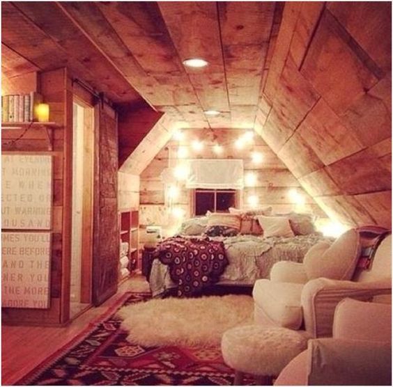 Rustic Attic Bedroom For Girls