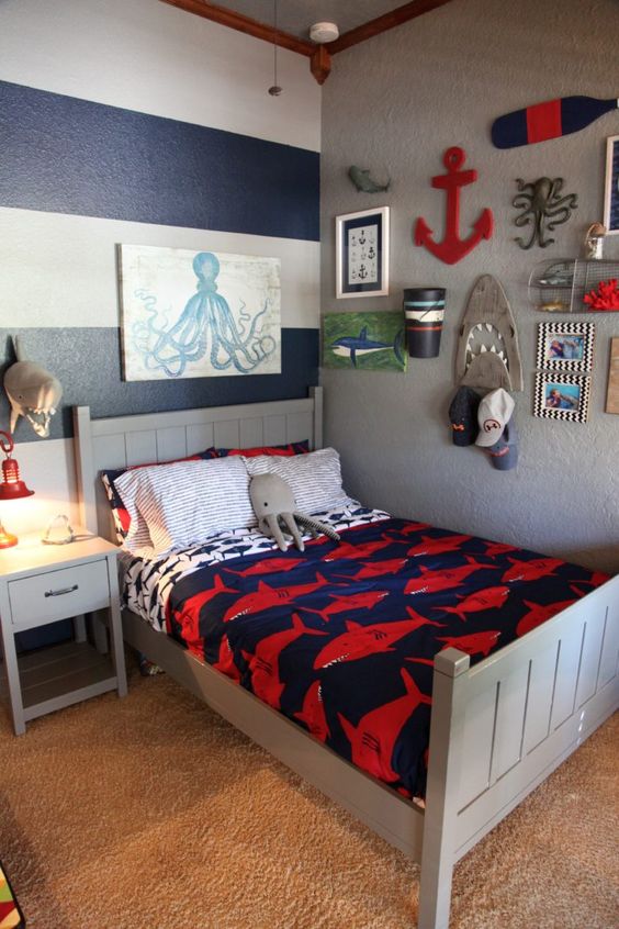 Shark Themed Bedroom