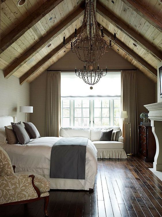 Sleek Rustic Bedroom