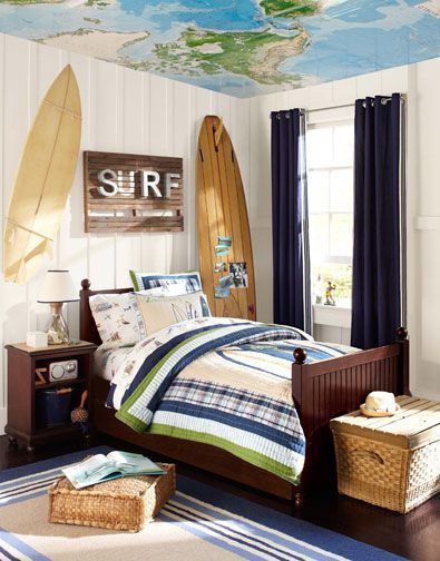 Beach Bedroom Idea For Teen Boys