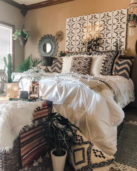 Traditional Boho Bedroom