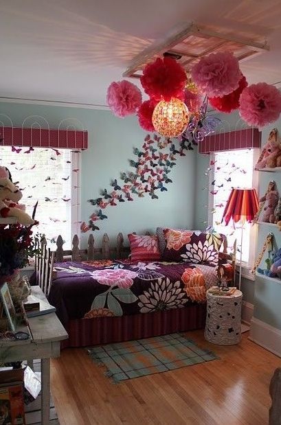 Whimsical And Colorful Teen Bedroom